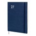 Finocam Dynamic Mara Agenda Profesional - Anual 2027 - Semana Vista Vertical - Formato Y12 - 210x270mm - Goma Elastica - Tapa Blanda de PU - Esquinas Microperforadas - Papel de 80g/m2 - Color Azul