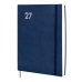 Finocam Dynamic Mara Agenda Profesional - Anual 2027 - 1 Dia por Pagina - Formato Y12 - 210x270mm - Goma Elastica - Tapa Blanda de PU - Esquinas Microperforadas - Papel de 80g/m2 - Color Azul