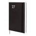 Finocam Dynamic Mara Agenda Profesional - Anual 2027 - 1 Dia por Pagina - Formato Y11 - 165x240mm - Goma Elastica - Tapa Blanda de PU - Esquinas Microperforadas - Papel de 80g/m2 - Color Negro