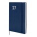 Finocam Dynamic Mara Agenda Profesional en Catalan - Anual 2027 - Semana Vista Vertical - 165x240mm - Goma Elastica - Tapa Blanda de PU - Esquinas Microperforadas - Papel de 80g/m2 - Color Azul