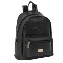 Safta Spider-Man Mini Mochila - Cremallera - Bolsillo Frontal - Bolsillo Lateral - Interior Forrado - Hombreras Ajustables - Asa Superior - 9L - 240x120x280mm - Color Negro