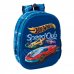 Safta Hot Wheels Mochila 3D - Portabotellas - Hombreras Acolchadas - Asa de Mano Superior - 27x33x10cm - Color Azul Marino
