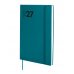 Finocam Dynamic Mara Agenda Profesional en Catalan - Anual 2027 - Semana Vista Horizontal - 140x204mm - Goma Elastica - Tapa Blanda de PU - Esquinas Microperforadas - Papel de 80g/m2 - Color Turquesa