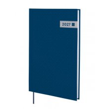 Finocam Dynamic Porto Agenda Profesional - Anual 2027 - Semana Vista Vertical - Formato Y10 - 140x204mm - Tapa Dura de Carton Forrado - Esquinas Microperforadas - Papel de 80g/m2 - Color Azul