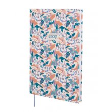 Finocam Dynamic Porto Design Agenda Profesional - Anual 2027 - Semana Vista Vertical - Formato Y10 - 140x204mm - Tapa Dura de Carton Forrado - Esquinas Microperforadas - Papel de 80g/m2 - Color Malva