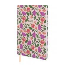 Finocam Dynamic Porto Design Camila Agenda Profesional - Anual 2027 - Semana Vista Vertical - 140x204mm - Tapa Dura de Carton Forrado - Esquinas Microperforadas - Papel de 80g/m2 - Multicolor