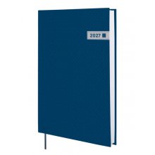 Finocam Dynamic Porto Agenda Profesional - Anual 2027 - 1 Dia por Pagina - Formato Y11 - 165x240mm - Cinta Punto - Tapa Dura de Carton Forrado - Esquinas Microperforadas - Papel de 80g/m2 - Color Azul