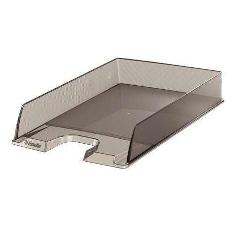 Esselte Europost Bandeja Portadocumentos - Plastico Transparente - Formato Vertical - A4 - Color Fume Transparente (10 uds)