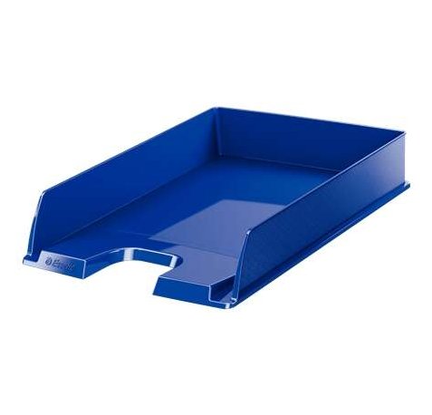 Esselte Europost Bandeja Portadocumentos -  Formato Vertical - A4 - Espacio para Etiqueta Identificativa - Color Azul (10 uds)
