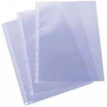 Esselte Pack de 100 Fundas Multitaladro Portadocumentos - Formato A4 - 16 Taladros - 60 Micras - Piel de Naranja - Color Transparente