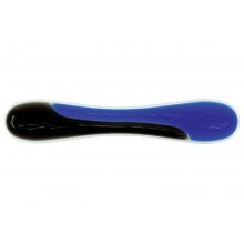 Kensington Reposamuñecas de Gel Duo - Almohadilla de Gel - Canal de Ventilacion - Combinacion de Colores en Dos Tonos - Acabado Suave - Color Azul/Negro Gris