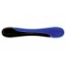Kensington Reposamuñecas de Gel Duo - Almohadilla de Gel - Canal de Ventilacion - Combinacion de Colores en Dos Tonos - Acabado Suave - Color Azul/Negro Gris
