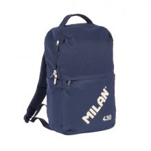 Milan 403 Since 1918 Mochila 15L - Compartimento para Portatiles hasta 14" - Cierre de Seguridad - 42x28x15cm - Color Azul