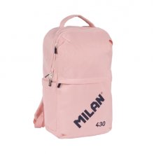 Milan 403 Since 1918 Mochila 15L - Compartimento para Portatiles hasta 14" - Cierre de Seguridad - 42x28x15cm - Color Rosa