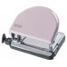 Petrus 52 Retro Taladro Perforador Metalico - Hasta 20 Hojas - Marcas de Formato - Facil Vaciado - Punzones 5.5mm - Color Strawberry Cream