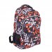 Milan Fingers Mochila Escolar 21L - Bolsillos Laterales de Malla - Compartimento Interior para Portatil - 2 Cremalleras - 45x30x12cm - Color Naranja