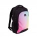 Milan Sunset Mochila Escolar 21L - Bolsillos Laterales de Malla - Compartimento Interior para Portatil - 2 Cremalleras - 45x30x12cm - Color Negro