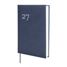 Finocam Dynamic Milano Agenda Profesional - Anual 2027 - 1 Dia por Pagina - Formato Y10 - 140x204mm - Cinta Punto - Tapa Dura Acolchada - Esquinas Microperforadas - Papel de 80g/m2 - Color Azul