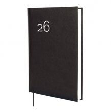 Finocam Dynamic Milano Agenda Profesional en Catalan - Anual 2026 - Tapa Dura Acolchada - Formato Y11 - 168x32x245mm - 1 Dia por Pagina - Color Negro