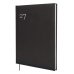 Finocam Dynamic Milano Agenda Profesional - Anual 2027 - Semana Vista Vertical - Formato Y12 - 210x270mm - Cinta Punto - Tapa Dura Acolchada - Esquinas Microperforadas - Papel de 80g/m2 - Color Negro