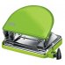Petrus 52 Taladro Perforador Clasico Metalico - Hasta 20 Hojas - Marcas de Formato - Facil Vaciado - Punzones 5.5mm - Color Verde