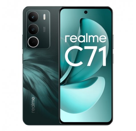 Realme C71 Smartphone Pantalla 6.67" - 8GB - 256GB - Camara 50MP - Bateria 6000mAh - Carga Rapida 45W - Color Verde