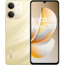 Realme Note 70T Smartphone Pantalla Amoled 6.75"- 90Hz - 4GB - 256GB - Bateria 6000mAh - Color Dorado