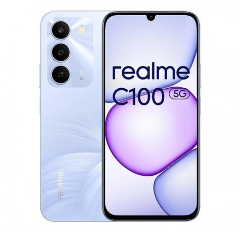 Realme C100 5G Smartphone Pantalla 6.72" - 4GB - 256GB - Camara 50MP - Bateria 6600mAh - Carga Rapida 45W - Color Morado