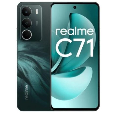Realme C71 Smartphone Pantalla 6.67" - 4GB - 256GB - Camara 50MP - Bateria 6000mAh - Carga Rapida 45W - Color Verde