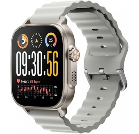 Realme Watch 5 Smartwatch Pantalla Amoled 1,97" - IP68 - Autonomia hasta 16 Dias - Cuerpo de Aluminio - NFC - Color Plata