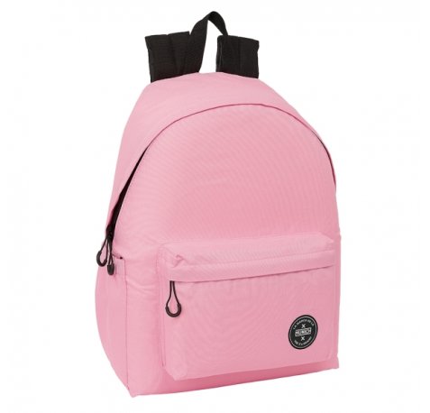 Safta Munich Teen Pink Mochila para Portatil hasta 14.1" - 17.3L - Ergonomico - Correas Ajustables - 310x130x430mm - Color Rosa