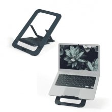 Leitz Soporte para Portatiles hasta 17" - Fabricado en Aluminio - Ultraplano con DiseÃ±o SlimLift - 5 Ajustes de Altura - Color Gris Oscuro