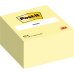 Post-It Cubo de 450 Notas Adhesivas Reposicionables - Forma Cuadrada - 76x76mm - Color Amarillo Claro