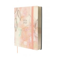 Finocam Mara Agenda de Tapa Flexible Internacional - 18 Meses - 1 Dia por Pagina - Formato Y4 - 120x170mm - Papel de 80g/m2 - Esquinas Microperforadas - Cierre con Goma - Multicolor