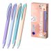 Erichkrause Bloom TipFlow Matic Pastel Boligrafo Retractil - Punta de Bola 0.5mm - Trazo de 0.4mm - Tinta Azul - Cuerpo en Colores Pastel (12 uds)