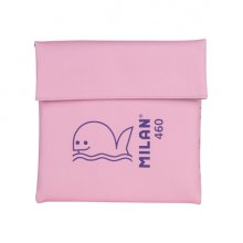 Milan Coleccion 460 Bolsa Isotermica Porta Alimentos 0.3L - Forro Interior Isotermico - Color Rosa