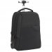 Safta Business Trolley - Acolchado para Portatil - Conector USB - Doble Compartimento con Organizador - Ruedas Silenciosas - 28.9L - 430x320x210mm - Color Negro