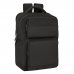 Safta Business Mochila para Portatil hasta 15.6" - Conector USB - Bolsillo Portabotellas - Bolsillo Antirrobo - Bolsillos Frontales - Acolchado - Hombreras Acolchadas y Transpirable - Color Negro