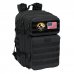 Safta Basic Mochila para Portatil hasta 15.6" - Cremalleras Bidireccionales - Bolsillos Frontales - Parches Extraibles - Cintas Regulables - 33.12L - 300x230x480mm - Color Negro