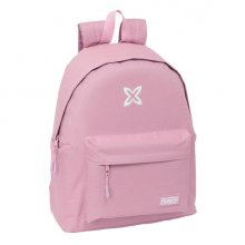 Safta Munich Basicos Mochila - Bolsillo Frontal - Hombreras Acolchadas - Espalda Acolchada - Doble Tirador - Asa Superior - 20.8L - 330x150x420mm - Color Rosa