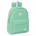Safta Munich Basicos Mochila - Bolsillo Frontal - Hombreras Acolchadas - Espalda Ergonomica - Doble Tirador - Asa Superior - 20.8L - 330x150x420mm - Color Turquesa