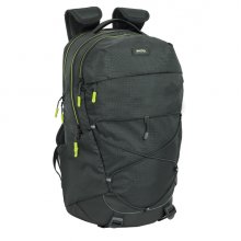 Safta Trekking Mochila - Cintas con Broche PVC - Compartimento para Portatil - Cintas para Esterilla - Espalda Acolchada - Material Repelente Agua - 300x160x520mm - Color Gris Oscuro