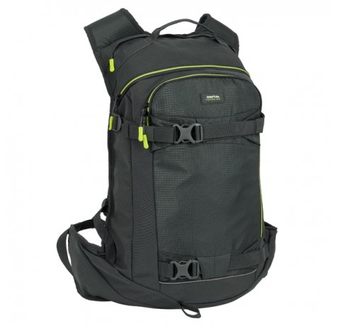 Safta Trekking Mochila - Cintas con PVC - Detalles Reflectantes - Compartimento para Portatil - Espalda Acolchada - Material Repelente al Agua - 30.6L - 340x150x600mm - Color Gris Oscuro
