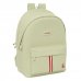 Safta el Ganso Basics Mochila para Portatil hasta 15.6" - Conector USB - Base Acolchada - Bolsillo Frontal - Tirador Doble - Ergonomica - Asa Superior - 24.55L - 310x180x440mm - Color Beige