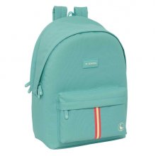 Safta el Ganso Basics Aquarelle Mochila para Portatil hasta 15.6" - Antirrobo - Conector USB - Base Acolchada - Bolsillo Frontal - Tirador Doble - Ergonomica - 24.55L - 310x180x440mm - Color Menta