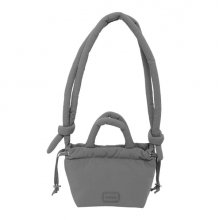 Safta Moos Capsula Grey Bolso Compacto - Cierre de Iman - Cremallera - Cierre con Cordones - Asas Acolchadas - 2.56L - 160x100x160mm - Color Gris