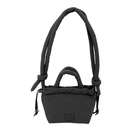 Safta Moos Capsula Bolso Compacto - Cierre de Iman - Cremallera - Cierre con Cordones - Asas Acolchadas - Compacto y Ligero - Proteccion Acolchada - 2.56L - 160x100x160mm - Color Negro