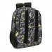 Safta Graffiti Splash Mochila Adaptable a Carro - Portabotellas - Dos Compartimentos Grandes - Tirador Doble - Hombreras Ergonomicas y Acolchadas - Asa de Mano - 23L - 320x160x440mm - Multicolor