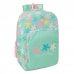 Safta Estrellas Mochila - 19L - Adaptable a Carro - Bolsillo Frontal - Espalda Acolchada - Cremallera con Doble Tirador - Asa de Mano - Hombreras Ergonomicas - 30x46x14cm - Color Verde