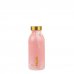 Milan Serie Lava Botella Isotermica 0.35L - Doble Pared de Acero Inoxidable - Liquidos Calientes hasta 12h, Frios hasta 24h - Color Rosa